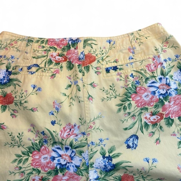Vintage Floral Shorts Size 14– Cottagecore /Grannycore - Picture 6 of 9